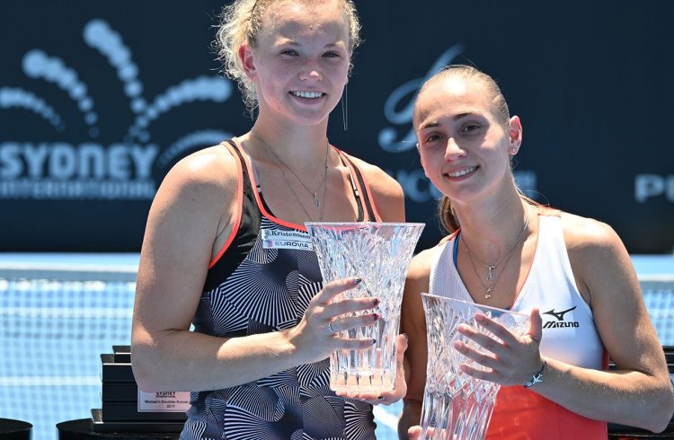 aleksandra krunic, australijen open 2019, dubl titula sidnej katerina sinjakova partner