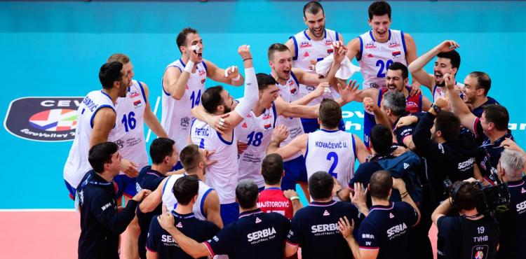 srbija francuska 3-2 polufinale evropskog prvenstva za odbojkase finale sa slovencima