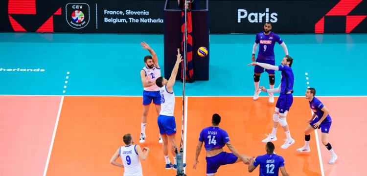 srbija francuska 3-2 polufinale evropskog prvenstva za odbojkase finale sa slovencima blok marko podrascanin