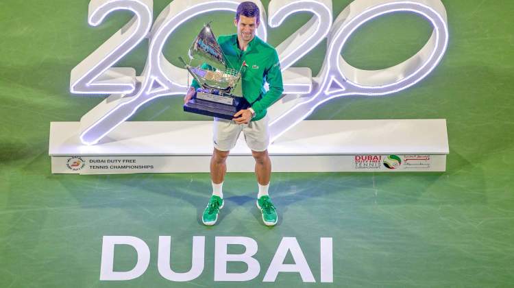 novak djokovic stefanos cicipas finale dubaija 2020 no1e slavio 2-0 u setovima 6-3 6-4