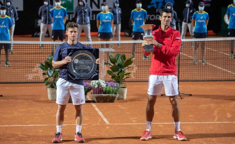 novak djokovic dijego svarcman 2-0 finale rim masters 1000 serija 2020