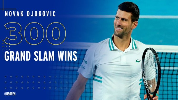 tenis novak djokovic 300 gren slema pobeda u karijeri cetvrrto kolo australijen open melburn 2021 