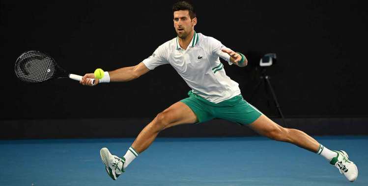 novak djokovic aslan karacev 3-0 polufinale australijen open melburn 2021