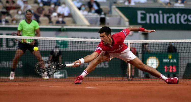 novak djokovic rafael nadal 3-1 polufinale rolan garos tenis otvoreno prvenstvo francuske pariz