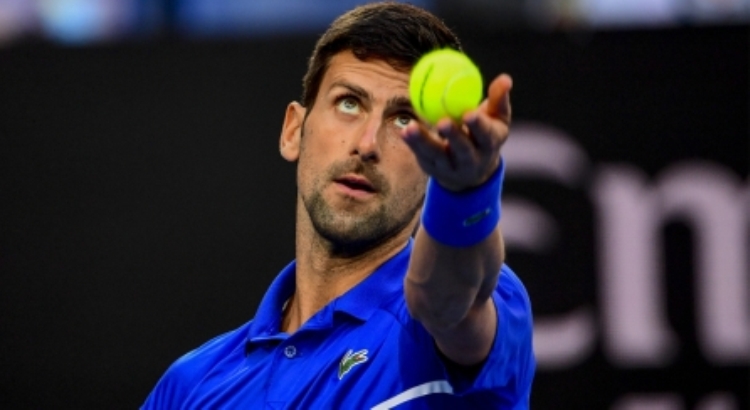 australijen open orvoreno prvenstvo australije 2019 novak djokovic kei nisikori 6-1 4-1 predaja servis novaka