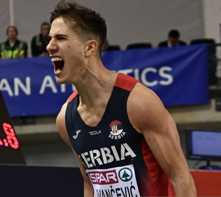 strahinja jovancevic bronzano odlicje skok u dalj 8,03 m nacionalni rekord srbije evropsko dvoransko prvenstvo glazgov 2019