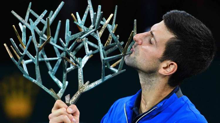 novak djokovic atp masters 1000 pariz bersi dvorana nova titula 34 na turnirima ove kategorije