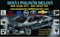 AUTO DELOVI HYUNDAI KIA MAZDA 6 TOYOTA CHEVROLET ŠABAC NOVI SAD BEOGRAD