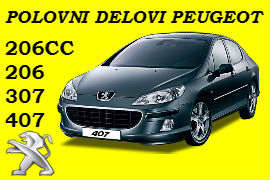 AUTO OTPAD PEUGEOT ŠABAC POLOVNI DELOVI PEŽO 206 206cc 307 407 BEOGRAD