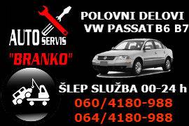 AUTO SERVIS OTPAD POLOVNI DELOVI VW PASSAT B6 B7 ŠLEP SLUŽBA BATAJNICA ZEMUN