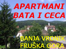 PRIVATNI SMEŠTAJ APARTMANI BATA I CECA BANJA VRDNIK FRUŠKA GORA