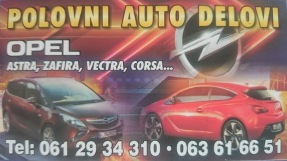 AUTO OTPAD POLOVNI DELOVI OPEL KRAGUJEVAC ČAČAK KRALJEVO BEOGRAD