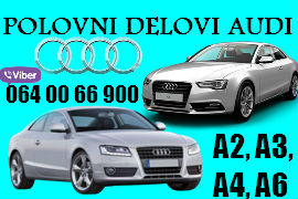 POLOVNI DELOVI AUDI A2 A3 A4 A6 ČAČAK KRAGUJEVAC NOVI SAD BEOGRAD