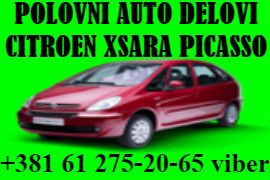 POLOVNI DELOVI CITROEN XSARA PICASSO ŠABAC RUMA NIŠ NOVI SAD BEOGRAD