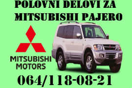 POLOVNI DELOVI MITSUBISHI PAJERO JAGODINA KRAGUJEVAC NIŠ NOVI SAD BEOGRAD