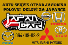 AUTO SERVIS POLOVNI DELOVI MITSUBISHI TOYOTA MAZDA HONDA NISSAN JAGODINA