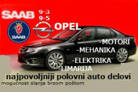 POLOVNI DELOVI OPEL DAEWOO ŠABAC MAČVA SRBIJA