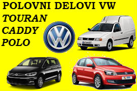 POLOVNI DELOVI VW POLO TOURAN CADDY ŠABAC NOVI SAD BEOGRAD